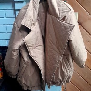 Shein Curvy Buffer Cropped Jacket